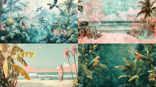 How Tropical Wallpaper Brings the Outdoors Inside