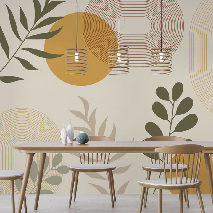 Intricate, warm-toned painterly mural detail with a gallery-like, art-forward feel