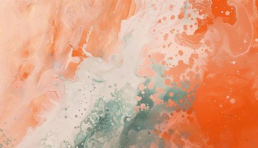 Peach Dreams Wallpaper Collection |  Abstract Peach Fusion