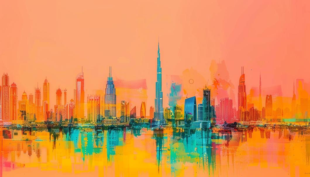 Peach Dreams Wallpaper Collection | Dubai Dreamscape