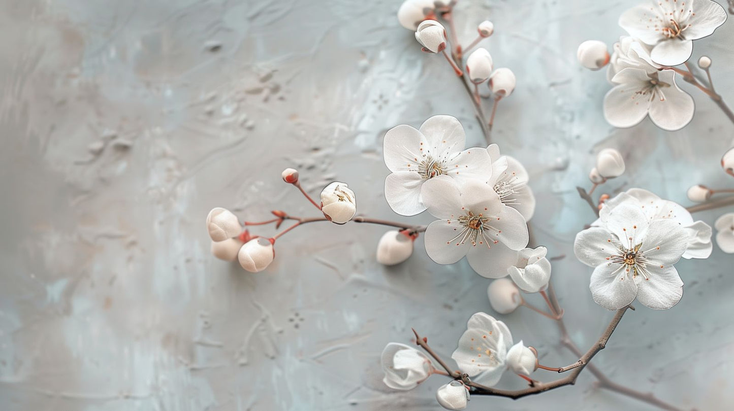 Whispering Bloom | Mist Blue Blossom