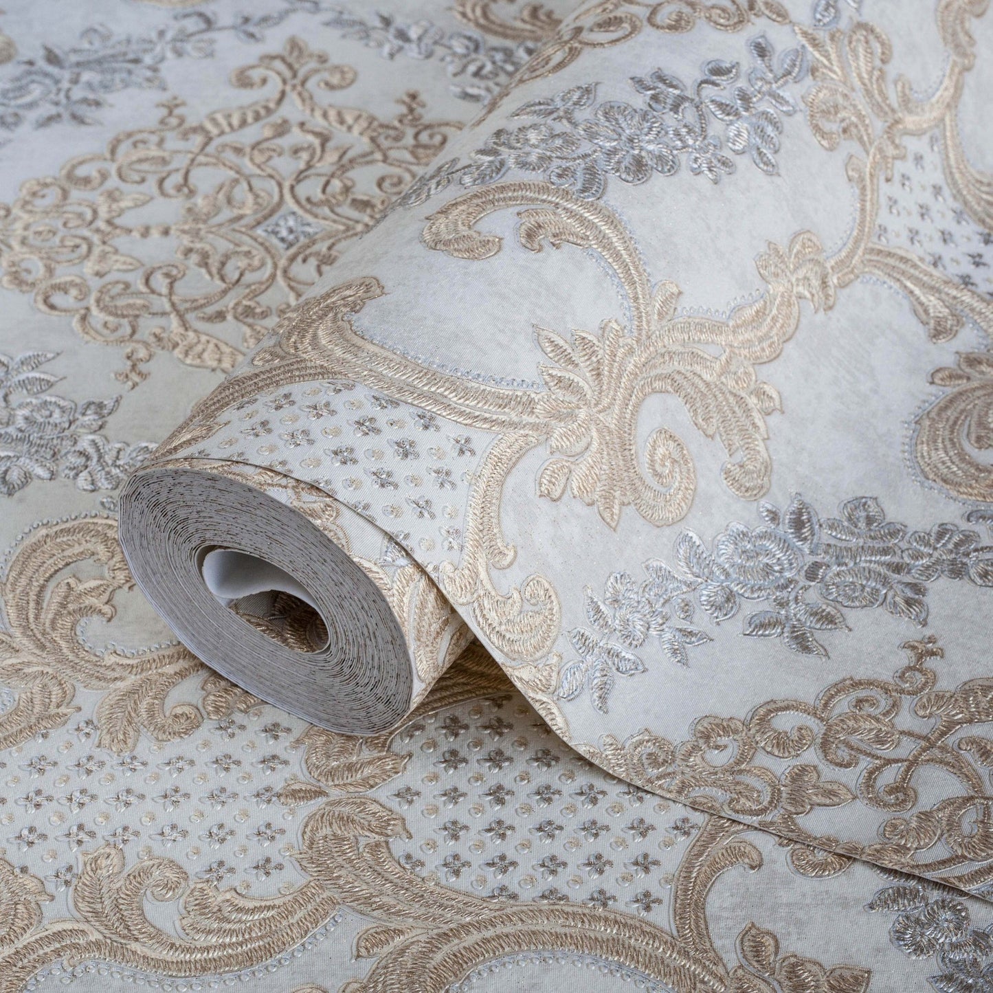 Rumi Stories 6802-2 detail wallpaper by La Belle Maison
