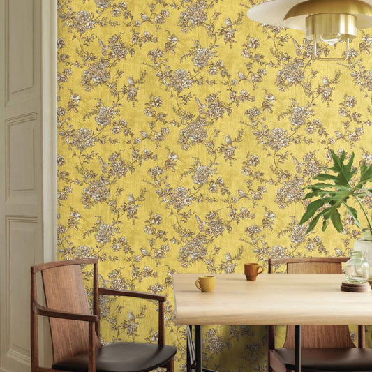 Vintage Wallpaper Collection | Floral Sketch