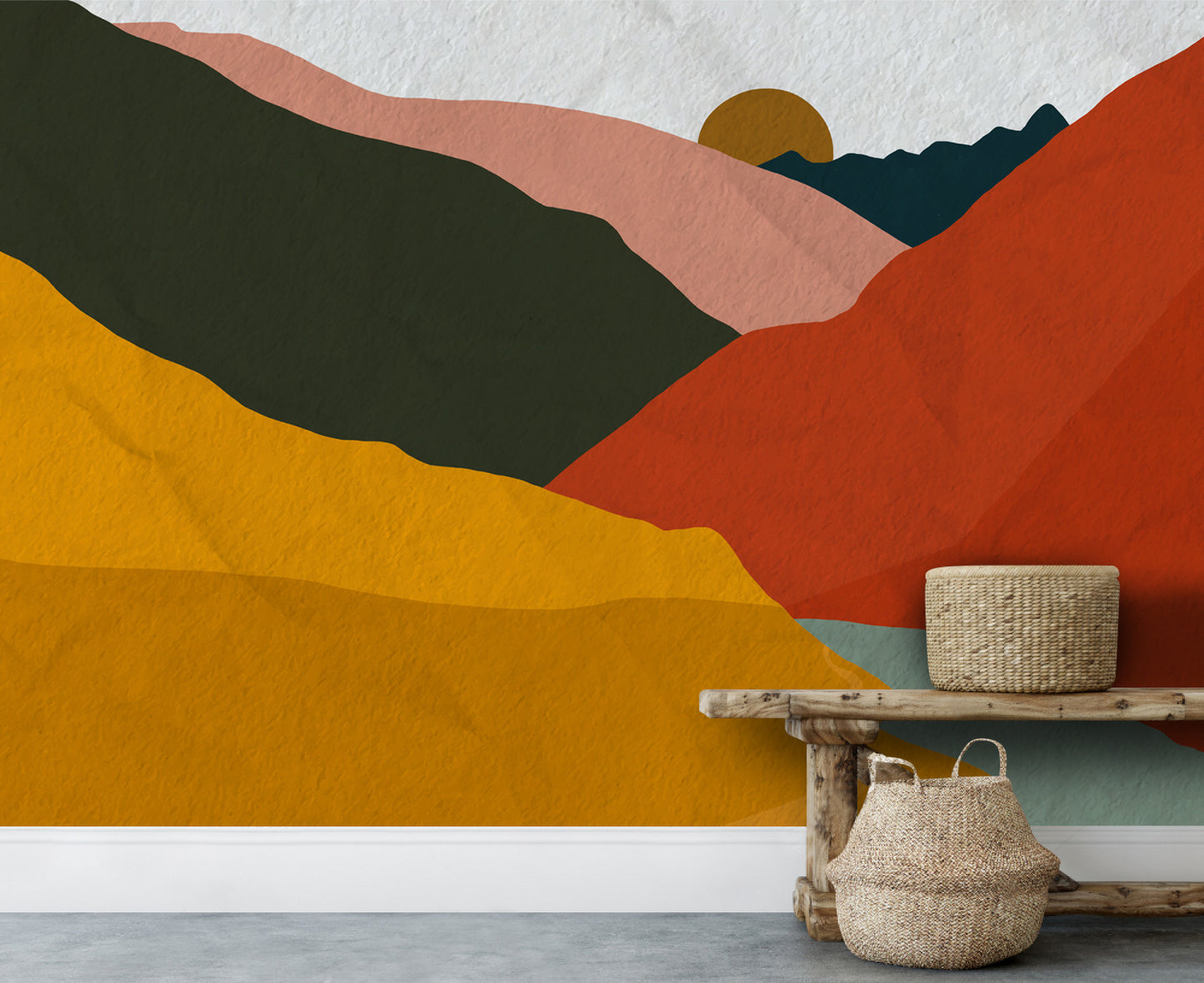 Boho Chic Wallpaper Collection I Paint me a Mountain