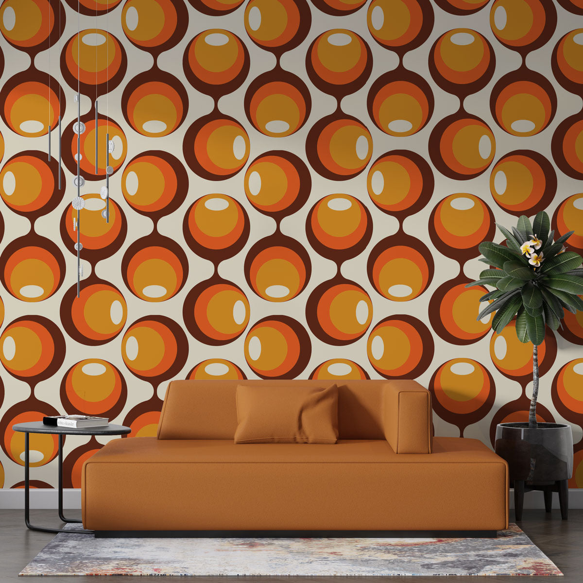 Boho Chic Wallpaper Collection I Red Oranges