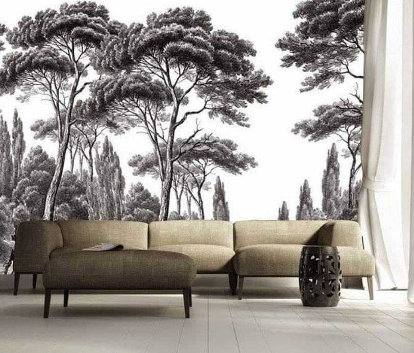 Humid Jungle Wallpaper Collection| Black Trees