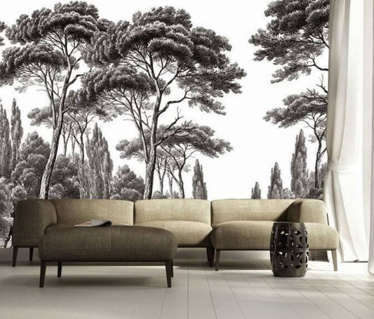 Humid Jungle Wallpaper Collection| Black Trees