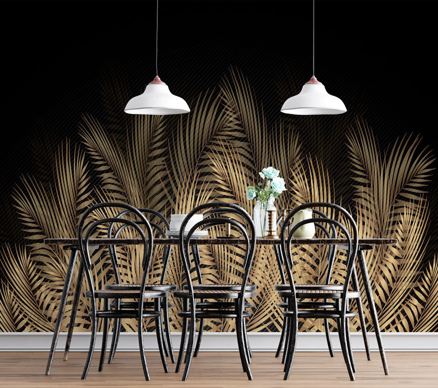 Humid Jungle Wallpaper Collection I Golden Hues