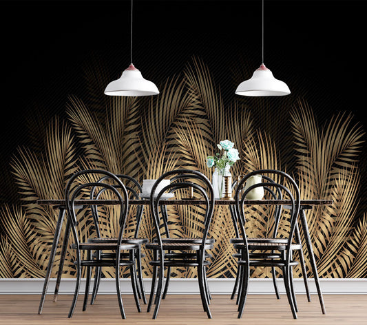 Humid Jungle Wallpaper Collection I Golden Hues