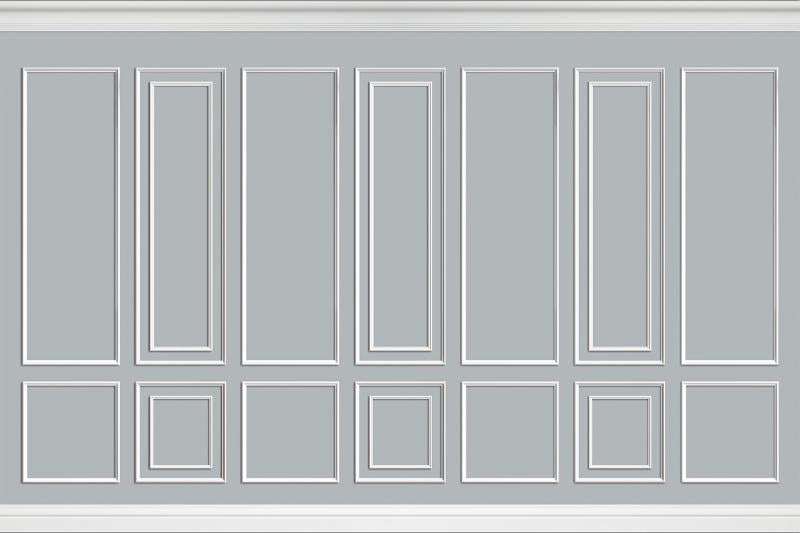 Moulding Wallpaper Collection | Symmetric Corners
