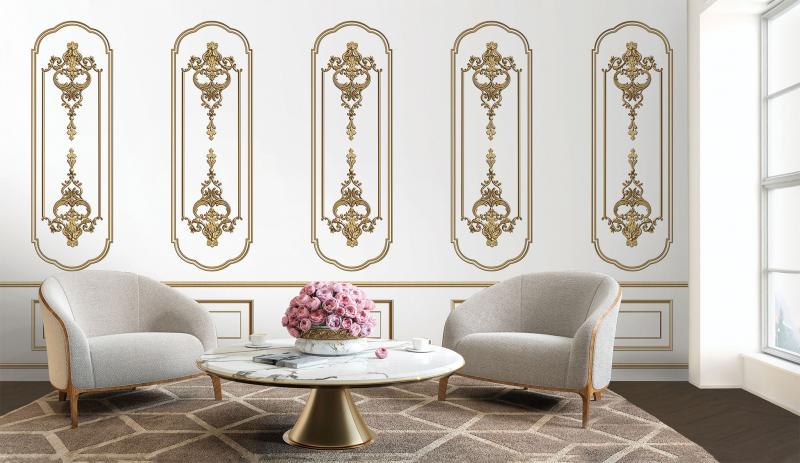 Moulding Wallpaper Collection | Vintage Detailing