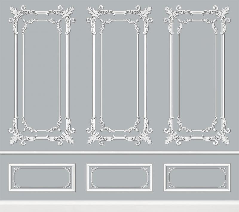 Moulding Wallpaper Collection | Old Elegance