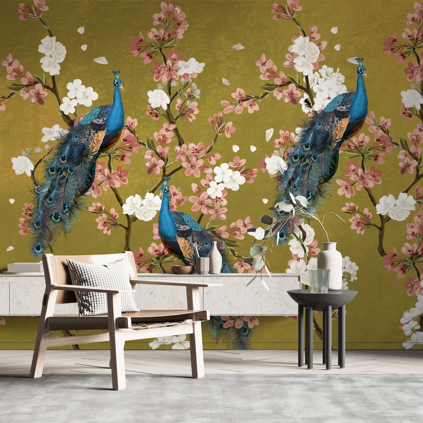 Floral Wallpaper Collection | God of the Wild - Yellow