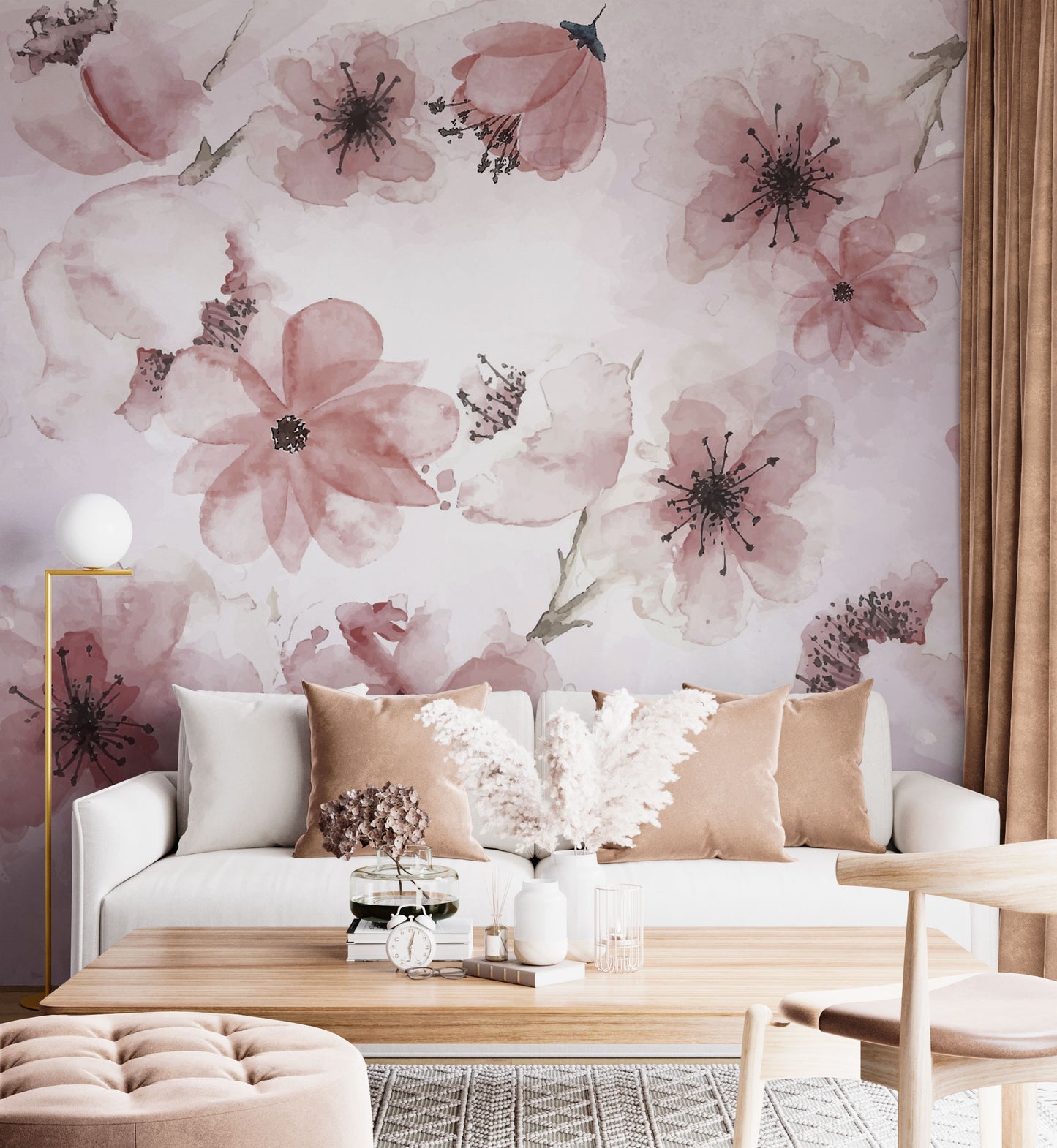 Floral Wallpaper Collection | Spring Blossom - Pink