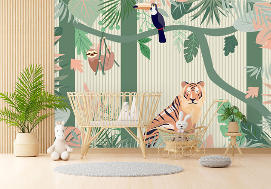 Little One Wallpaper Collection I Jungle Fun
