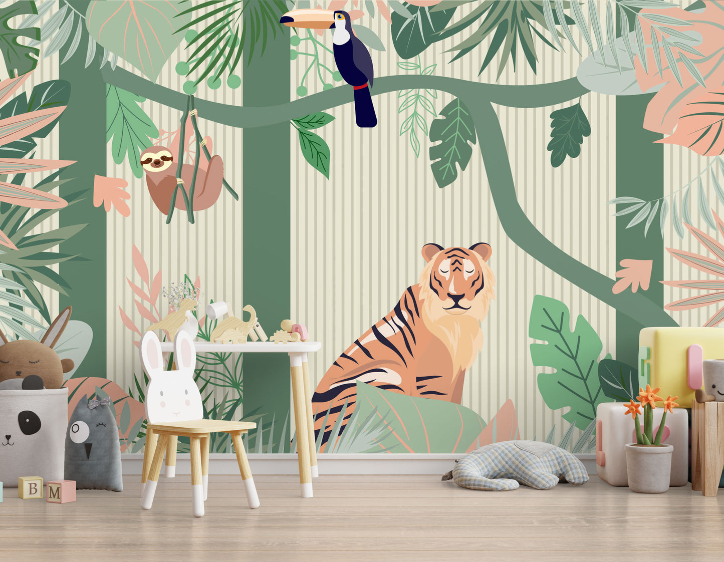 Little One Wallpaper Collection I Jungle Fun
