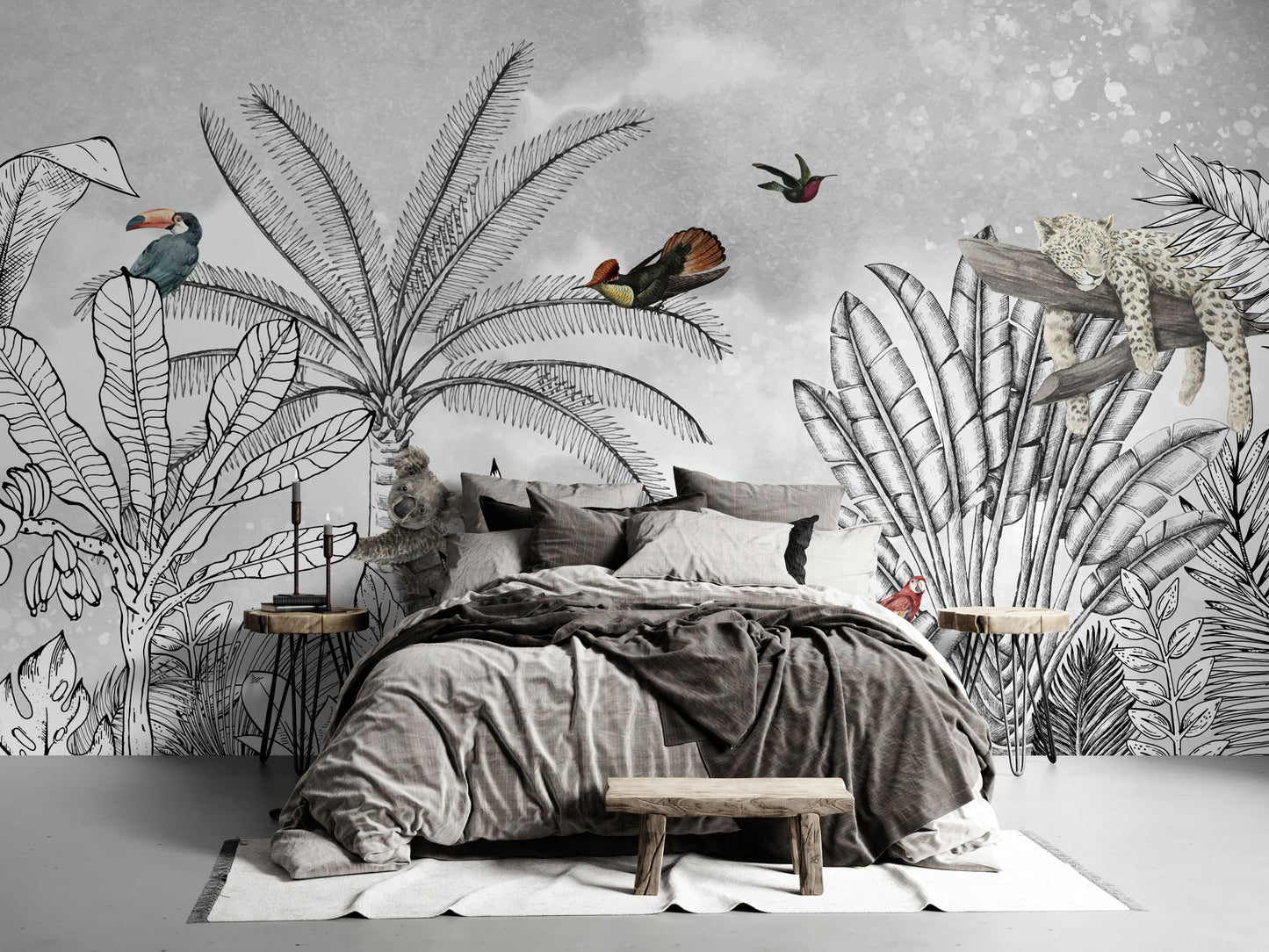 Humid Jungle Wallpaper Collection | Monochrome Life