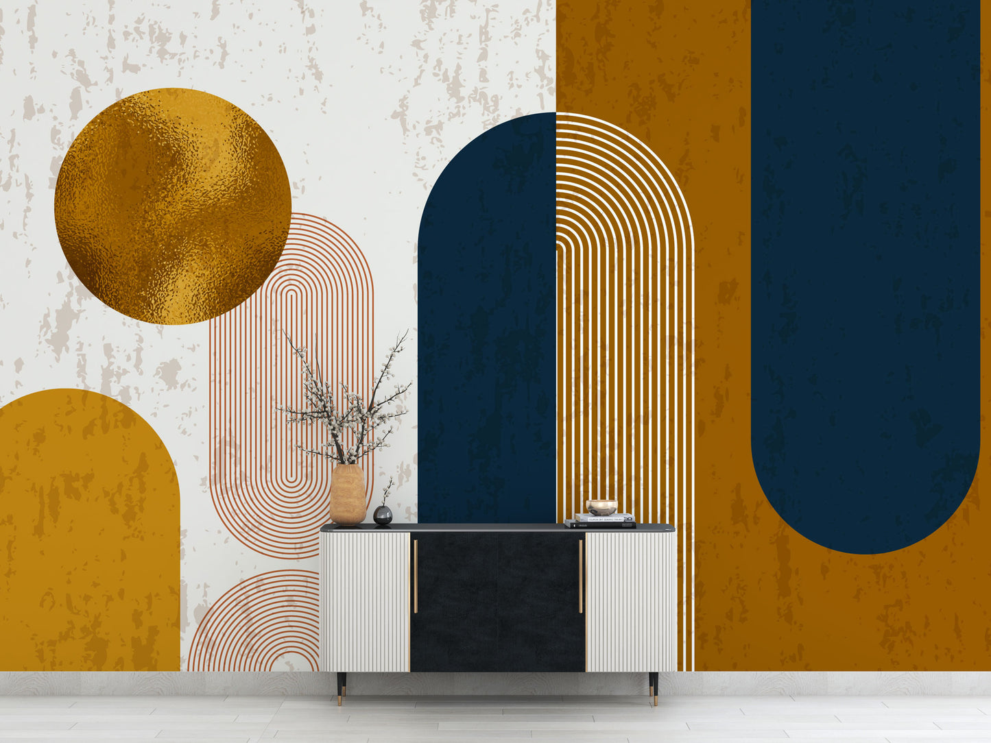 Foreign Land Wallpaper Collection I Gold Fever