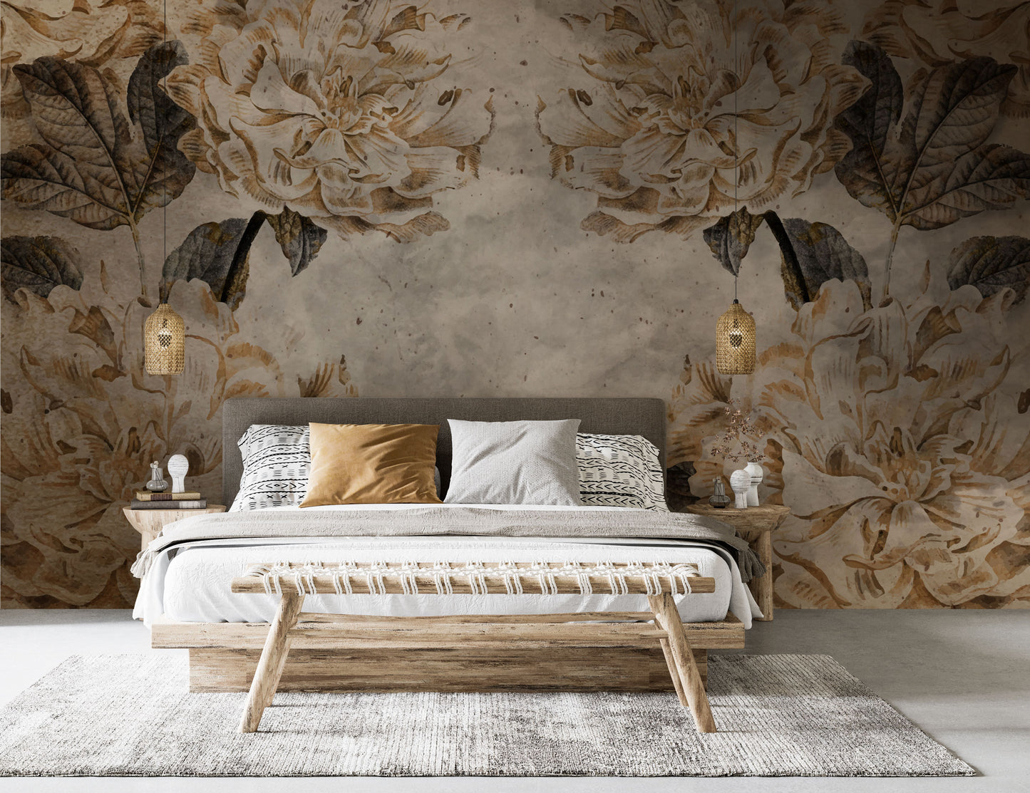 Floral Wallpaper Collection | Amber Heart