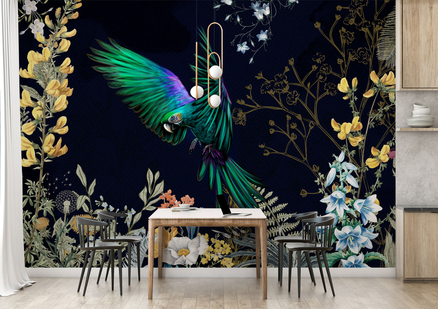 Humid Jungle Wallpaper Collection | Wild Masterpiece - Black