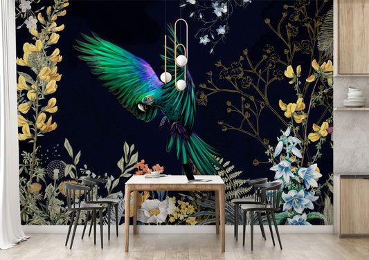 Humid Jungle Wallpaper Collection | Wild Masterpiece - Black