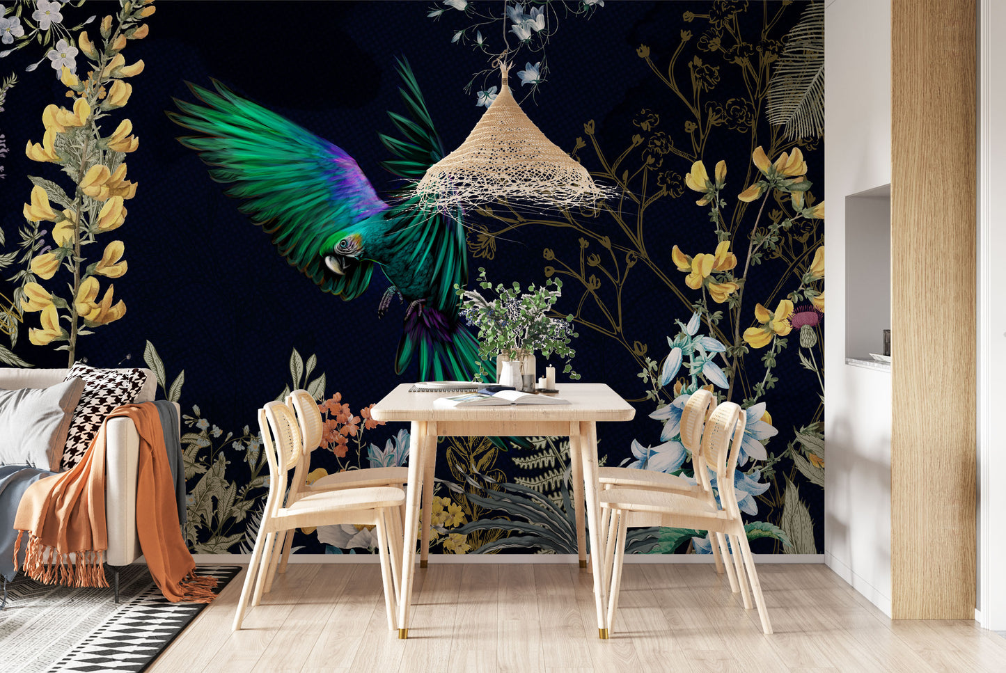 Humid Jungle Wallpaper Collection | Wild Masterpiece - Black