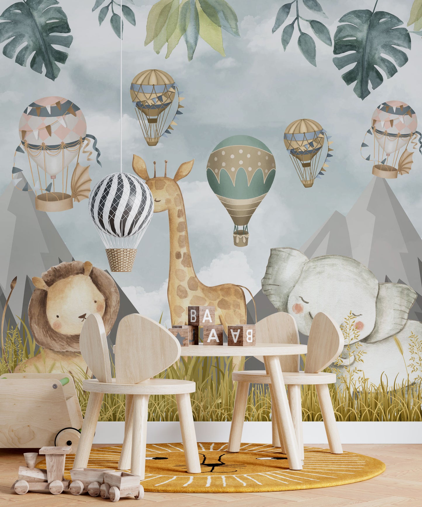 Little One Wallpaper Collection | A Trip on the Mongolfiere