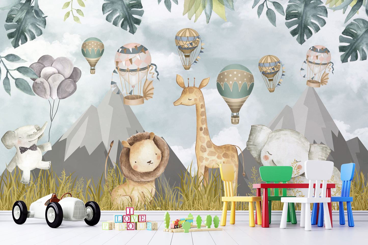 Little One Wallpaper Collection | A Trip on the Mongolfiere