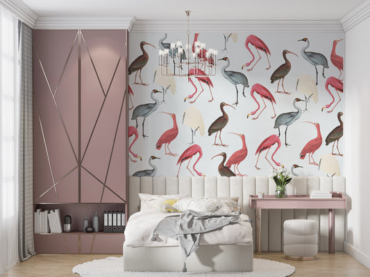 Humid Jungle Wallpaper Collection I Pinky Pink