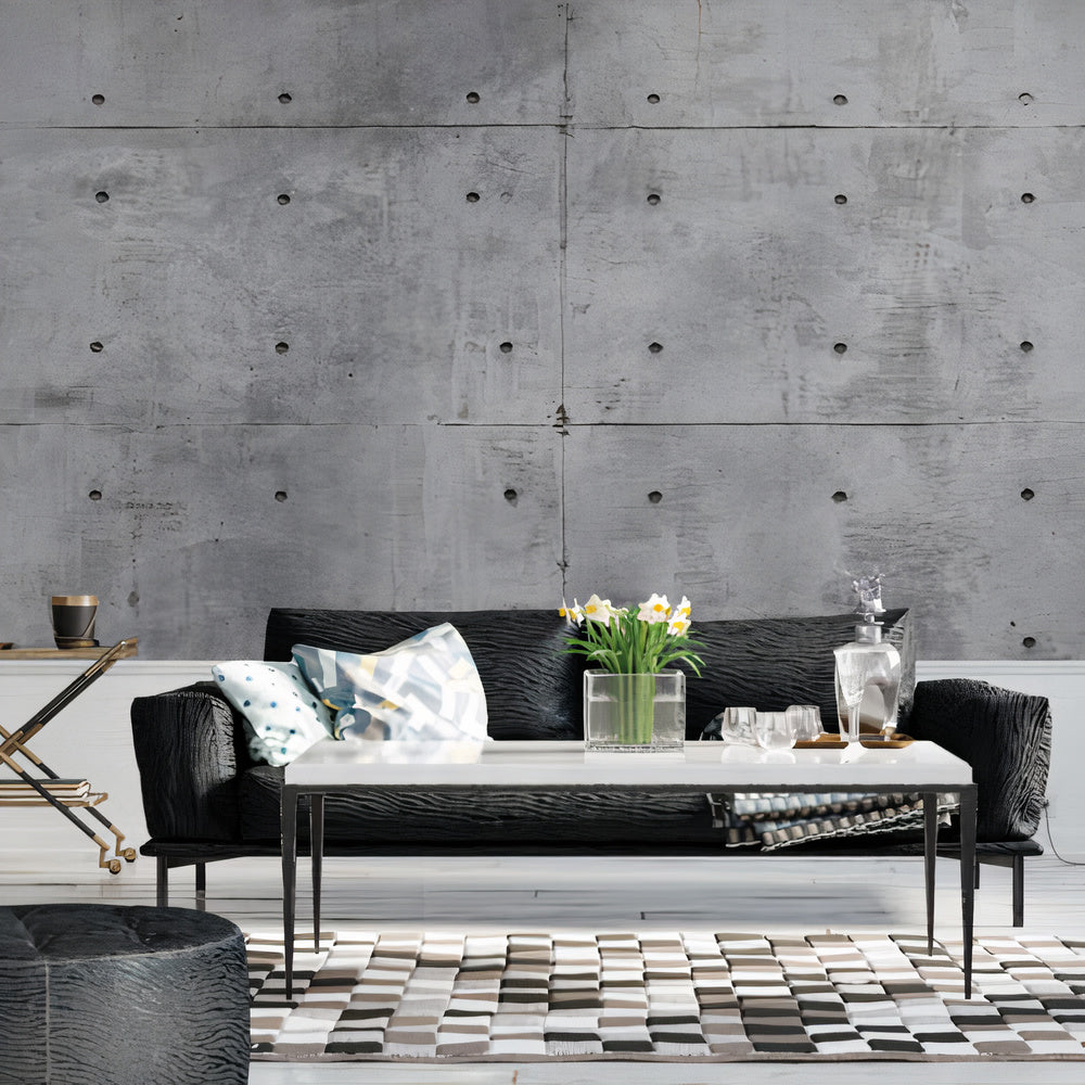 Marbled Stone Wallpaper Collection I Cement Block