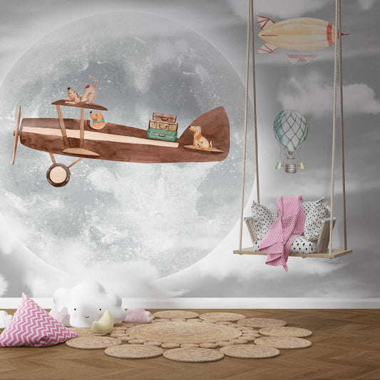 Little One Wallpaper Collection I Trip to the Moon