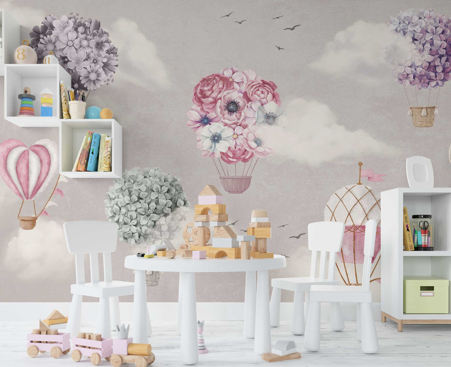 Little One Wallpaper Collection I Flower Pots