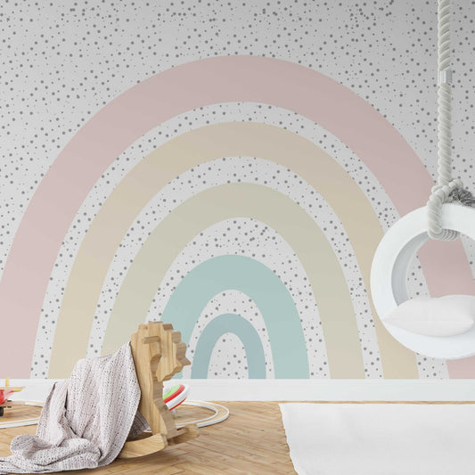 Little One Wallpaper Collection I Pastel Rainbow