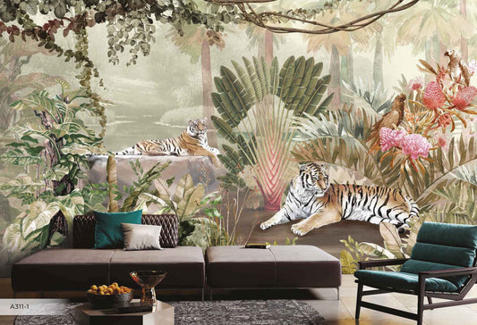 Transforming Your Urban Home with Nature-Inspired Wallpaper Designs by La Belle Maison, Dubai