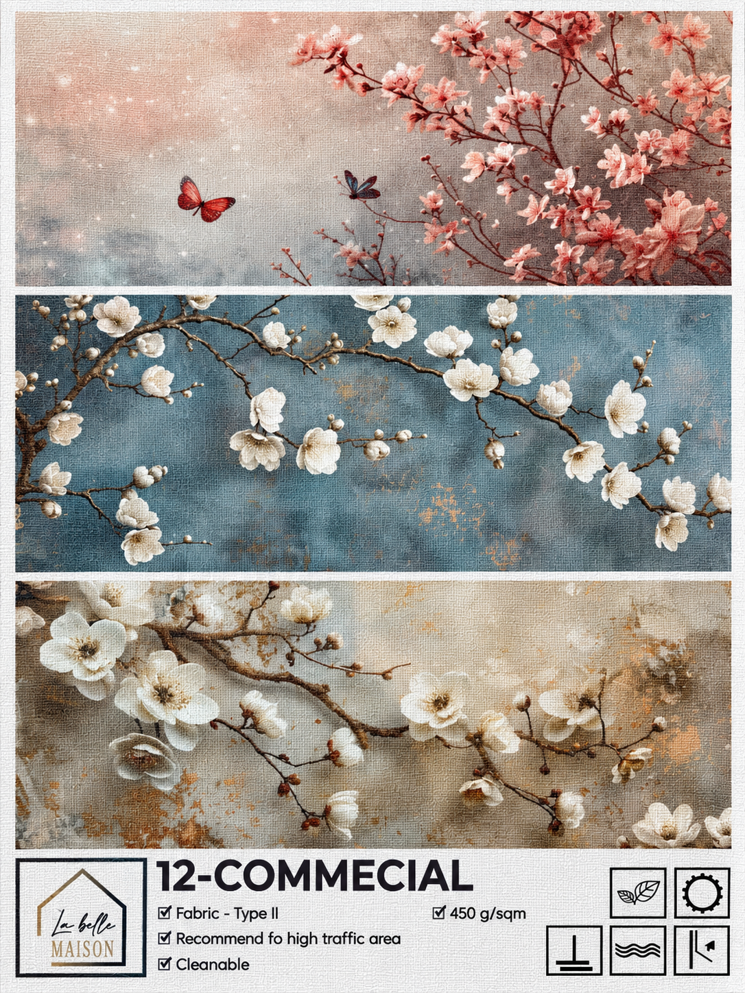 Commercial material swatch
