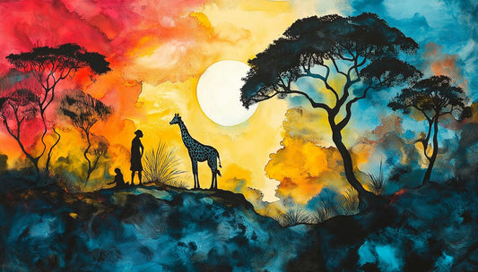 Into The Wild Collection | Giraffe at Dusk