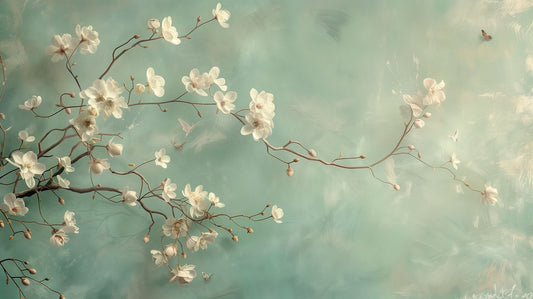 Whispering Bloom | Celadon Blossom Whisper