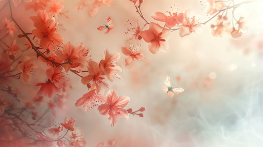 Whispering Bloom | Coral Blossom Dream