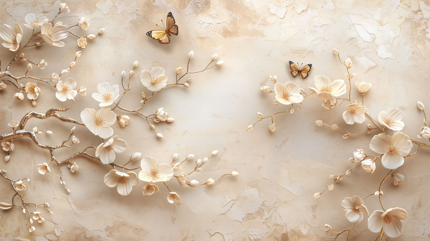 Whispering Bloom | Ivory Butterfly Bloom