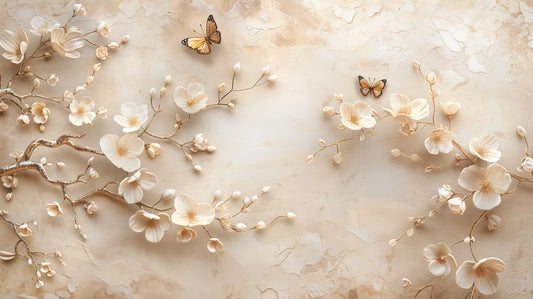 Whispering Bloom | Ivory Butterfly Bloom