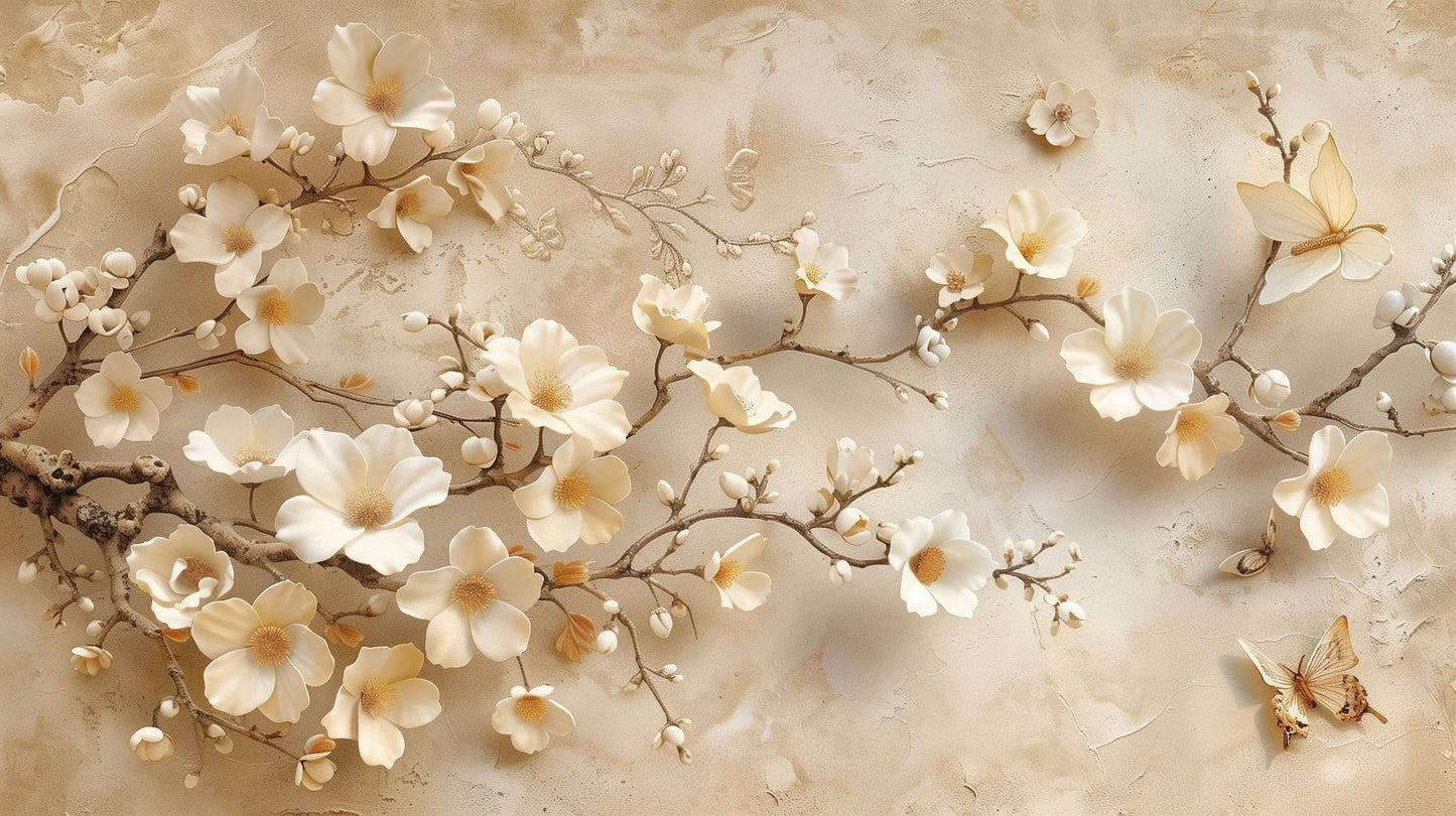 Whispering Bloom | Ivory Mist