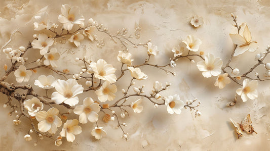 Whispering Bloom | Ivory Mist