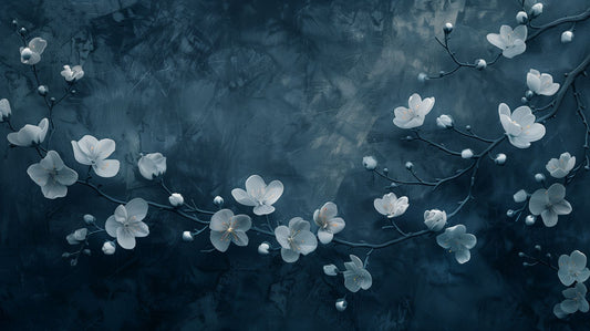 Whispering Bloom | Midnight Orchid Drift