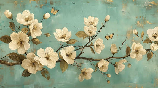 Whispering Bloom | Seafoam Blossom
