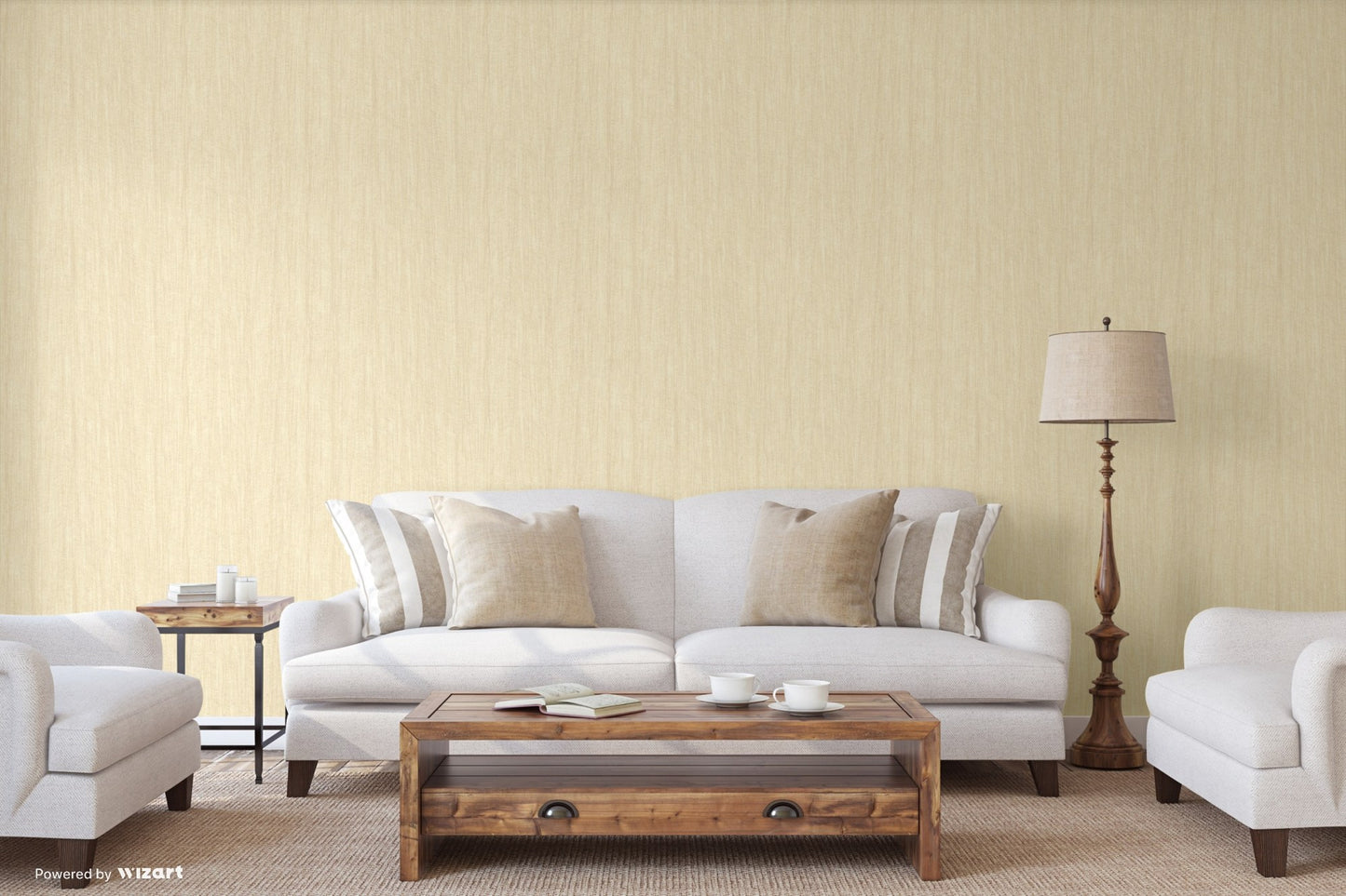 Atelier Alfa Smoke Crosshatch Texture Wallpaper by La Belle Maison