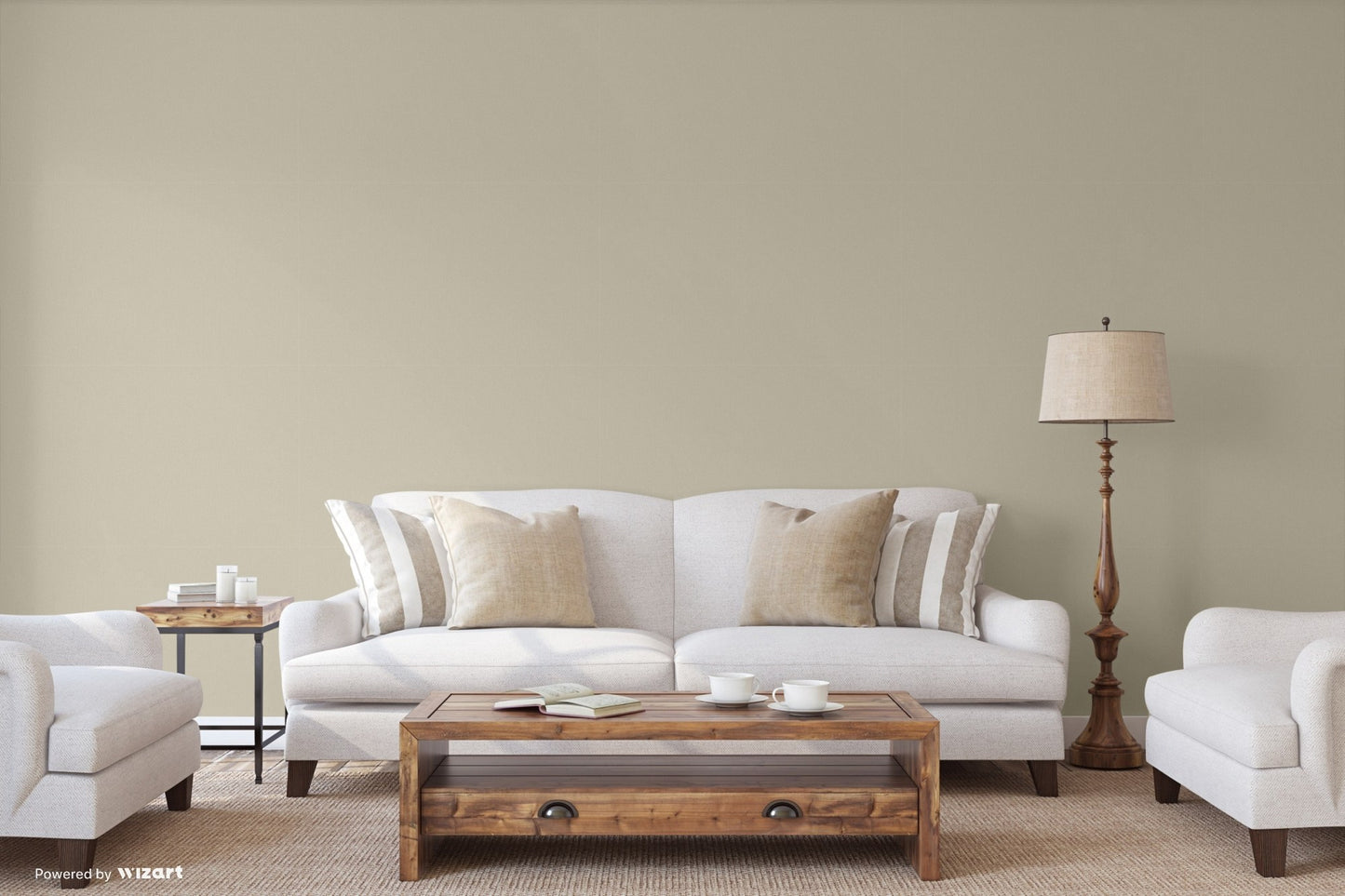 Atelier Alfa Smoke Soft Textile Wallpaper by La Belle Maison