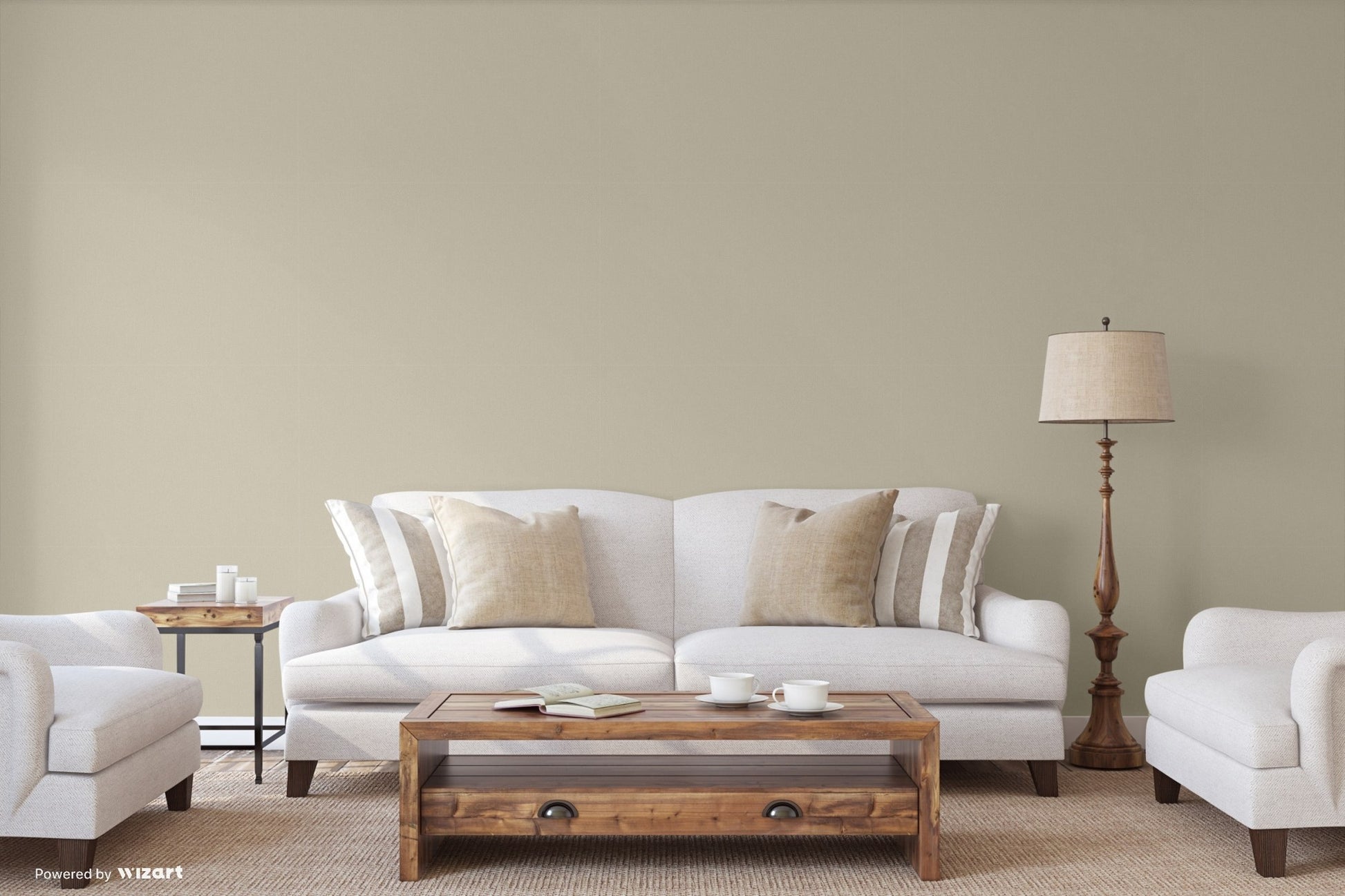 Atelier Alfa Smoke Soft Textile Wallpaper by La Belle Maison