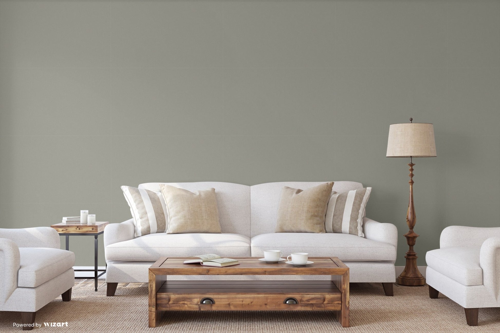Atelier Alfa Grey Classic Texture Wallpaper by La Belle Maison