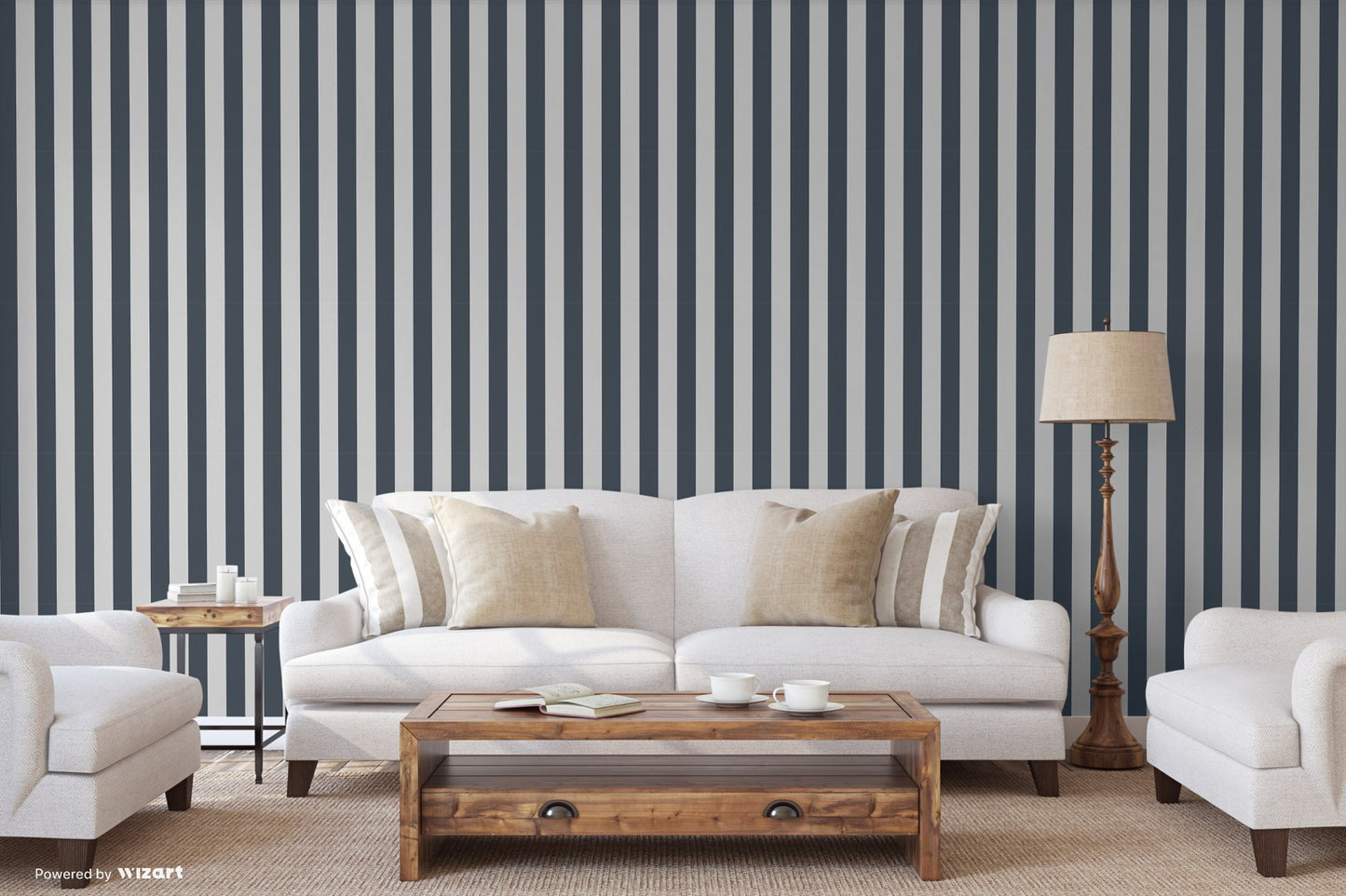 Atelier Alfa Pewter Fine Weave Wallpaper by La Belle Maison