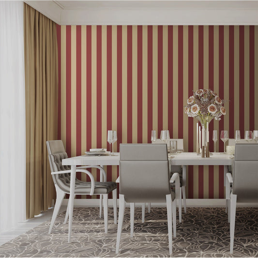 Atelier Alfa Cinnamon Soft Textile Wallpaper by La Belle Maison